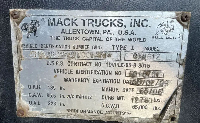 2007 Mack CXN612 photo 66
