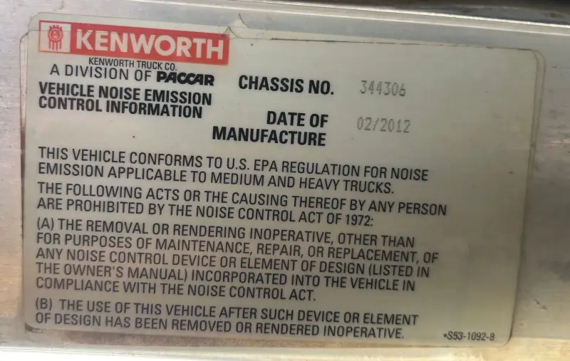 2013 Kenworth T800 photo 99