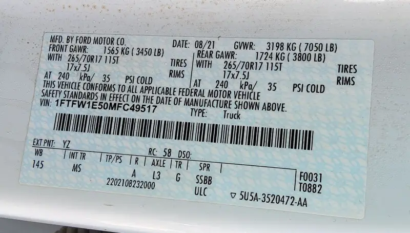 2021 Ford F150 XLT photo 50